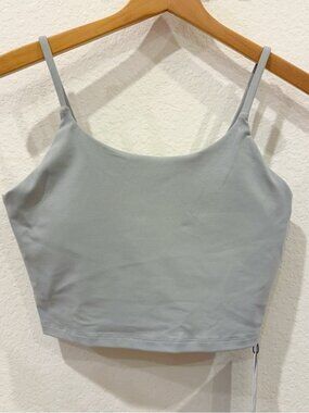 J.ING Light Green Padded Active Sports Yoga Bra Tank Top NWT Size L